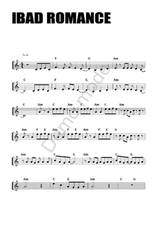 Bad romance lady gaga DOCX