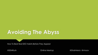 Poor Content Marketing Strategy
Content Marketing is the new Link Building
Primary goal for Content Marketing is to build online reputation and visibility
Links are important, Google sees links as a form of endorsement
Natural links that have been earned
The unhelpful links are Purchased or manufactured Links
Many types of content to provide interesting and engaging, useful to your audience
Give compelling reasons for people to link to your site
#19
 
