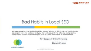 If Penguin assesses large scale
manipulation ALL link equity will be
discounted!
Penguin 4.0
 