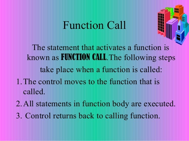 FUNCTIONS IN c++ PPT