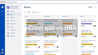 Creer que es JIRA
 