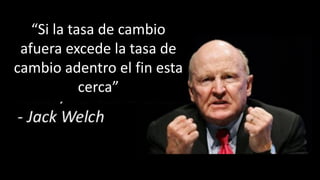 “Si la tasa de cambio
afuera excede la tasa de
cambio adentro el fin esta
cerca”
 