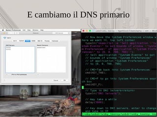 E cambiamo il DNS primario
 