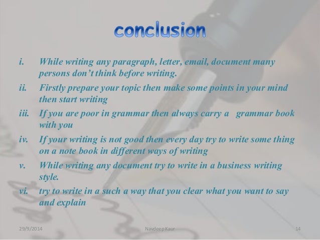 paragraph writing skill