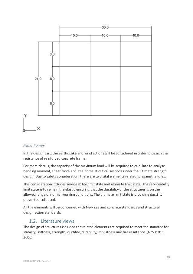 structural design of a four storey office building