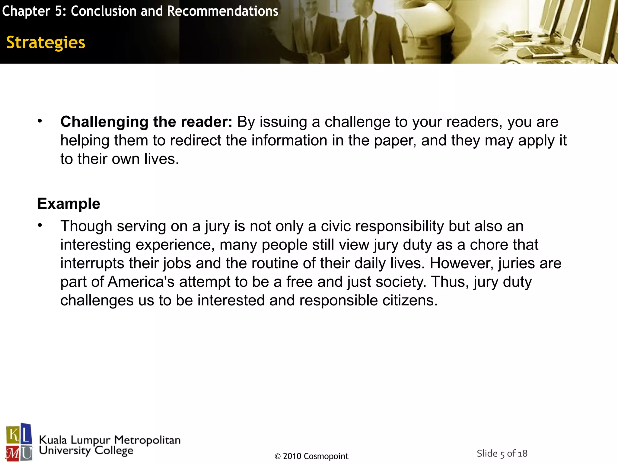Baeb601 Chapter 5 Conclusion And Recommendation Ppt Baeb601 Chapter 5 Conclusion And Recommendation Ppt