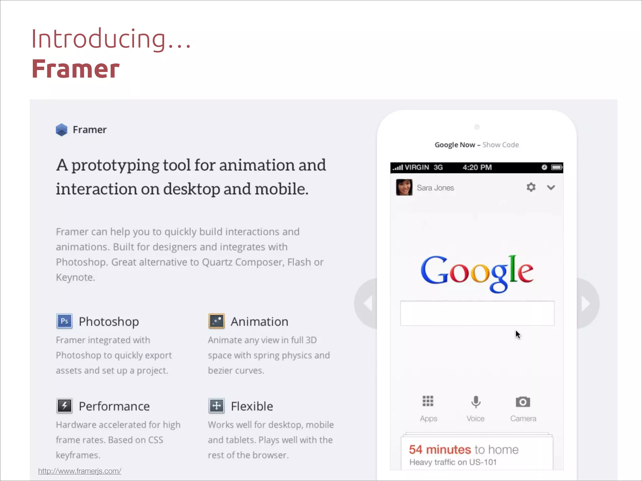 Introducing… 
Framer

http://www.framerjs.com/

 