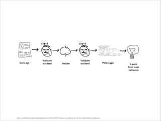 http://uxdesign.smashingmagazine.com/2011/03/07/lean-ux-getting-out-of-the-deliverables-business/

 
