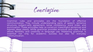 Comprehensive Guide to Grammar Rules and Principles for Effective ...