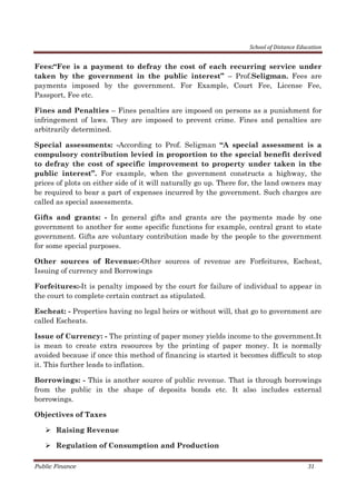 Defray Example public finance | PDF