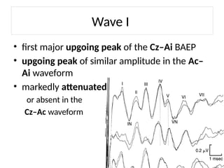 BRAINSTEM EVOKED AUDITORY RESPONSE and VEP (VISUAL EVOKED POTENTIALS ...