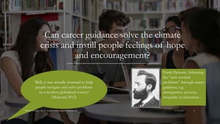 Bæredygtig karrierevejledning og green guidance - NVL Webinar af Miriam Dimsits