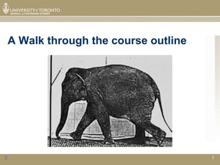 A Walk through the course outline




3                                       3
 