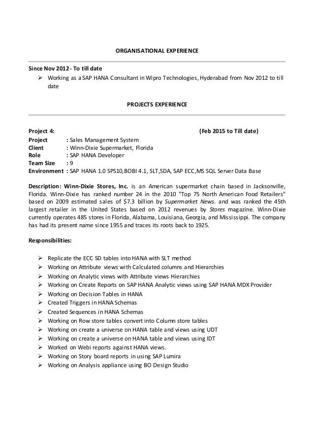 siva 4 years hana resume 1