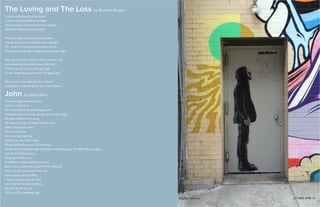 LIT MAG 2016 || 2
The Loving and The Loss by Rachelle Burgos
I adore exploring all of the layers
to your rich, beautiful personality
I feel as if dear Lord answered my prayers
when He birthed you into reality
We loved with a love greater than love.
I remember how we bathed in the sunlight.
Oh - how I fit into your arms like a glove!
With your sturdy arms wrapped around me tight.
They say that love is blind, which must be why
you wandered away from your child and I.
I had to accept you are now up high.
At last, death did us part and I bid good-bye.
There is not a day that goes by without
a small hint of doubt about your whereabout
John by Gianni Diaz
Never thought it could be you,
I never wanted it to.
My other half of me just disappeared.
Darkness came as fast as you got your angel wings.
My tears will never go away,
My heart feels like it's been thrown away.
When I heard the news,
I fell to my knees.
Not wanting to get up,
I heard you say it'll be okay.
Flying 1600 miles to see if it was true,
Memories running through my head not believing my brother's life was gone.
I sit there looking at you,
wanting to shake you.
I couldn't see those big brown eyes,
there's not a smile that could ever be replaced.
God, take this pain away from me.
I never got to say goodbye,
I want you to answer me why.
I was too late to take his place,
but all I can do is wait.
Till then I'll be missing him.
Niezum Ahmed LIT MAG 2016 || 3
 