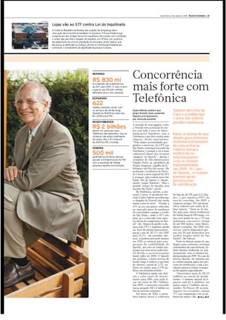 Matéria Brasil Econômico