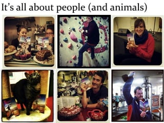 It’s all about people (and animals)

 