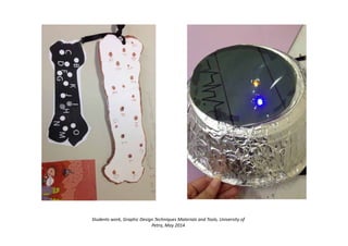 Students work, Graphic Design Techniques Materials and Tools, University of
Petra, May 2014
 