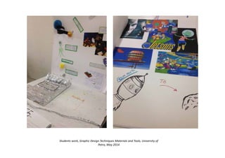 Students work, Graphic Design Techniques Materials and Tools, University of
Petra, May 2014
 