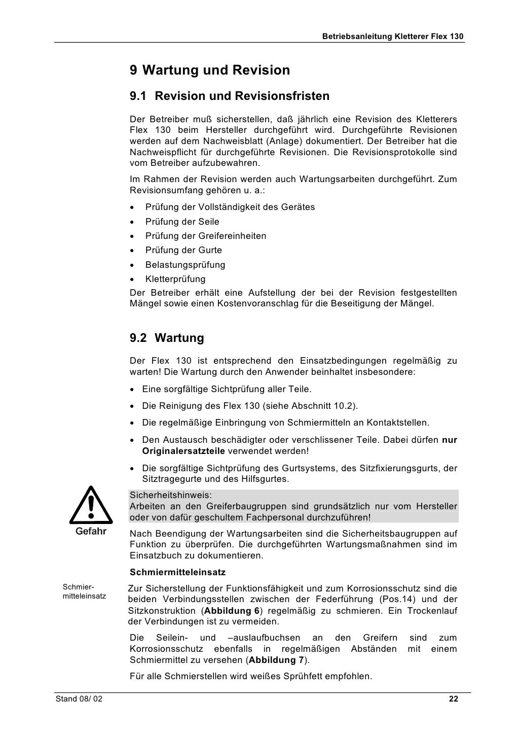 Betriebsanleitung Flex130