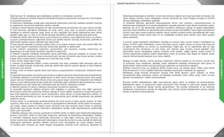 12 13
2.DURUMANALİZİ
2.DURUMANALİZİ
İlgili kanunun 15. maddesine göre belediyenin yetkileri ve imtiyazları şunlardır:
a) Belde sakinlerinin mahallî müşterek nitelikteki ihtiyaçlarını karşılamak amacıyla her türlü faaliyet
ve girişimde bulunmak.
b) Kanunların belediyeye verdiği yetki çerçevesinde yönetmelik çıkarmak, belediye yasakları koymak
ve uygulamak, kanunlarda belirtilen cezaları vermek.
c) Gerçek ve tüzel kişilerin faaliyetleri ile ilgili olarak kanunlarda belirtilen izin veya ruhsatı vermek.
d) Özel kanunları gereğince belediyeye ait vergi, resim, harç, katkı ve katılma paylarının tarh,
tahakkuk ve tahsilini yapmak; vergi, resim ve harç dışındaki özel hukuk hükümlerine göre tahsili
gereken doğal gaz, su, atık su ve hizmet karşılığı alacakların tahsilini yapmak veya yaptırmak.
e) Müktesep haklar saklı kalmak üzere; içme, kullanma ve endüstri suyu sağlamak; atık su ve yağmur
suyunun uzaklaştırılmasını sağlamak; bunlar için gerekli tesisleri kurmak, kurdurmak, işletmek ve
işlettirmek; kaynak sularını işletmek veya işlettirmek.
f) Toplu taşıma yapmak; bu amaçla otobüs, deniz ve su ulaşım araçları, tünel, raylı sistem dâhil her
türlü toplu taşıma sistemlerini kurmak, kurdurmak, işletmek ve işlettirmek.
g) Katı atıkların toplanması, taşınması, ayrıştırılması, geri kazanımı, ortadan kaldırılması ve
depolanması ile ilgili bütün hizmetleri yapmak ve yaptırmak.
h) Mahallî müşterek nitelikteki hizmetlerin yerine getirilmesi amacıyla, belediye ve mücavir alan
sınırları içerisinde taşınmaz almak, kamulaştırmak, satmak, kiralamak veya kiraya vermek, trampa
etmek, tahsis etmek, bunlar üzerinde sınırlı aynî hak tesis etmek.
i) Borç almak, bağış kabul etmek.
j) Toptancı ve perakendeci hâlleri, otobüs terminali, fuar alanı, mezbaha, ilgili mevzuata göre yat
limanı ve iskele kurmak, kurdurmak, işletmek, işlettirmek veya bu yerlerin gerçek ve tüzel kişilerce
açılmasına izin vermek.
k) Vergi, resim ve harçlar dışında kalan dava konusu uyuşmazlıkların anlaşmayla tasfiyesine karar
vermek.
l) Gayrisıhhî müesseseler ile umuma açık istirahat ve eğlence yerlerini ruhsatlandırmak ve denetlemek.
m) Beldede ekonomi ve ticaretin geliştirilmesi ve kayıt altına alınması amacıyla izinsiz satış yapan
seyyar satıcıları faaliyetten men etmek, izinsiz satış yapan seyyar satıcıların faaliyetten men edilmesi
sonucu, cezası ödenmeyerek iki gün içinde geri alınmayan gıda maddelerini gıda bankalarına, cezası
ödenmeyerek otuz gün içinde geri alınmayan gıda dışı malları yoksullara vermek.
n) Reklam panoları ve tanıtıcı tabelalar konusunda standartlar getirmek.
o) Gayrisıhhî işyerlerini, eğlence yerlerini, halk sağlığına ve çevreye etkisi olan diğer işyerlerini
kentin belirli yerlerinde toplamak; hafriyat toprağı ve moloz döküm alanlarını; sıvılaştırılmış petrol
gazı (LPG) depolama sahalarını; inşaat malzemeleri, odun, kömür ve hurda depolama alanları ve
satış yerlerini belirlemek; bu alan ve yerler ile taşımalarda çevre kirliliği oluşmaması için gereken
tedbirleri almak.
p) Kara, deniz, su ve demiryolu üzerinde işletilen her türlü servis ve toplu taşıma araçları ile taksi
sayılarını, bilet ücret ve tarifelerini, zaman ve güzergâhlarını belirlemek; durak yerleri ile karayolu,
yol, cadde, sokak, meydan ve benzeri yerler üzerinde araç park yerlerini tespit etmek ve işletmek,
işlettirmek veya kiraya vermek; kanunların belediyelere verdiği trafik düzenlemesinin gerektirdiği
bütün işleri yürütmek.
r) Belediye mücavir alan sınırları içerisinde 5/11/2008 tarihli ve 5809 sayılı Elektronik Haberleşme
Kanunu, 26/9/2011 tarihli ve 655 sayılı Ulaştırma, Denizcilik ve Haberleşme Bakanlığının Teşkilat
ve Görevleri Hakkında Kanun Hükmünde Kararname ve ilgili diğer mevzuata göre kuruluş izni
verilen alanda tesis edilecek elektronik haberleşme istasyonlarına kent ve yapı estetiği ile elektronik
haberleşme hizmetinin gerekleri dikkate alınarak ücret karşılığında yer seçim belgesi vermek,
(r) bendine göre verilecek yer seçim belgesi karşılığında alınacak ücret Ulaştırma, Denizcilik ve
Haberleşme Bakanlığınca belirlenir. Ücreti yatırılmasına rağmen yirmi gün içerisinde verilmeyen yer
seçim belgesi verilmiş sayılır. Büyükşehir sınırları içerisinde yer seçim belgesi vermeye ve ücretini
almaya büyükşehir belediyeleri yetkilidir.
(l) bendinde belirtilen gayrisıhhî müesseselerden birinci sınıf olanların ruhsatlandırılması ve
denetlenmesi, büyükşehir ve il merkez belediyeleri dışındaki yerlerde il özel idaresi tarafından yapılır.
Belediye, (e), (f) ve (g) bentlerinde belirtilen hizmetleri Danıştayın görüşü ve İçişleri Bakanlığının
kararıyla süresi kırkdokuz yılı geçmemek üzere imtiyaz yoluyla devredebilir; toplu taşıma hizmetlerini
imtiyaz veya tekel oluşturmayacak şekilde ruhsat vermek suretiyle yerine getirebileceği gibi toplu
taşıma hatlarını kiraya verme veya 67 nci maddedeki esaslara göre hizmet satın alma yoluyla
yerine getirebilir.
İl sınırları içinde büyükşehir belediyeleri, belediye ve mücavir alan sınırları içinde il belediyeleri ile
nüfusu 10.000’i geçen belediyeler, meclis kararıyla; turizm, sağlık, sanayi ve ticaret yatırımlarının
ve eğitim kurumlarının su, termal su, kanalizasyon, doğal gaz, yol ve aydınlatma gibi alt yapı
çalışmalarını faiz almaksızın on yıla kadar geri ödemeli veya ücretsiz olarak yapabilir veya
yaptırabilir, bunun karşılığında yapılan tesislere ortak olabilir; sağlık, eğitim, sosyal hizmet ve
turizmi geliştirecek projelere İçişleri Bakanlığının onayı ile ücretsiz veya düşük bir bedelle amacı
dışında kullanılmamak kaydıyla arsa tahsis edebilir.
Belediye ve bağlı idareler, meclis kararıyla mabetlere indirimli bedelle ya da ücretsiz olarak içme
ve kullanma suyu verebilirler. Belediye, belde sakinlerinin belediye hizmetleriyle ilgili görüş ve
düşüncelerini tespit etmek amacıyla kamuoyu yoklaması ve araştırması yapabilir.
Belediye mallarına karşı suç işleyenler Devlet malına karşı suç işlemiş sayılır. 2886 sayılı Devlet
İhale Kanununun 75 inci maddesi hükümleri belediye taşınmazları hakkında da uygulanır.
Belediyenin proje karşılığı borçlanma yoluyla elde ettiği gelirleri, şartlı bağışlar ve kamu
hizmetlerinde fiilen kullanılan malları ile belediye tarafından tahsil edilen vergi, resim ve harç
gelirleri haczedilemez.” hükmü bulunmaktadır.
Bununla birlikte belediyemizin diğer mevzuatlarda geçen görev ve yetkileri de bulunmaktadır.
Belediyemize görev ve çalışmasına ilişkin mevzuatlar özet halinde 12 adet konu başlığı altında
toplanmış ve tablolarda detaylı olarak gösterilmiştir. Öte yandan bilinmelidir ki bu belirtmiş
olduğumuz mevzuatların dışında da doğrudan veya dolaylı olarak belediyemizin yapmış olduğu
hizmet ve görevler bulunmaktadır.
 