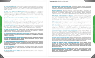 72 73
2.DURUMANALİZİ
2.DURUMANALİZİ
23.Sanatçı Destek Programı: Sanatçıları teşvik etmek için ücretsiz mekan temini veya sanatçılara
mali destek gibi yöntemlerle sanat üretimini desteklemek. Sanatçıların işlerini yükleyebilecekleri,
koordinasyonu sağlayabilecek bir online platform oluşturmak. Yeldeğirmeni’ndeki mevcut sanatçı
nüfusun korunması.
24.Kültür Sanat Mekanlarının İlişkilendirilmesi: Haydarpaşa-Bağdatyolu ve Yeldeğirmeni
Kültür-Sanat Aksı gibi belediye mevcut kültür merkezleri ile Suadiye’ deki 8 tarihi dükkan ve
sokak, Hasanpaşa Gazhanesi Kültür Sanat Merkezi vb. yeni kazandırılacak mekanların da bütünleşik
mekanlar olarak yönetilmesi. İBB’nin projelendirdiği Haydarpaşa’nın müze ve kültür merkezi olarak
hayata geçmesi ile ilişkilendirilmesi.
25.İstanbulDevletKonservatuarı’nınKadıköySanatDünyasındanKopmaması:Konservatuarın
Kadıköy ile bağını sürdürmek, sanat üretimine sahip çıkmak.
26.Akademi Kadıköy: Eski başkanlık köşkü çocuk ve gençlere yönelik sanat ve eğitim merkezi
olarak tasarlanıyor. Etkileşimli sanatçı yetiştirmeye dayalı enstitüye dönüşecek bir proje. Sadece
okullarda müzik icra eden sanatçılarla çocuklar için okullarda sanat atölyeleri yapmak.
27.Kadıköy Sanat İletişimi: Sanatın görünürlüğünün ve izleyici sayısının arttırılması amacıyla bir
yıllık etkinlik takvimi oluşturularak Kadıköy’deki sanat çalışmalarının aktif iletişiminin yapılması.
Mobil aplikasyonlar, sosyal medya, youtube vb alternatif iletişim yöntemlerinin kullanılması.
28.Sanat için Alternatif Mekan: Yaratıcı sınıflar, alt yapı merkezleri, alternatifin kalıcılığını
sağlayacak üretim, gösteri ve sergileme mekanları. Eski fabrika, tren istasyonları vb mekanların
değerlendirilmesi. Etkinlikleri okulların bahçesinde yapmak olabilir.
29.Serbest Nokta Müzisyen Yaşam Alanlarının Arttırılması: Belediyenin mevcut sokakta müzik
alanlarının arttırılması ve korunması. Eğitimden çok müzisyenlerin bir araya gelip müzik üretecekleri
noktaların oluşturulması.
30.Kadıköy Belediyesi Sanat Danışma Kurulu: Kadıköy kültür sanat politikalarının uygulamaya
konacağı, değerlendirmelerin yapılacağı ve hedef adımların belirleneceği bir kurulun konunun
uzmanları genç akademisyenlerden oluşturulması
31.Amatör Spor Kulüplerinin Güçlendirilmesi: Amatör spor kulüplerinin eksiklerinin giderilmesi
için malzeme ve finansman sağlanması, ilgili alanda spor kulübü yoksa kurulması. Belediye ile
birlikte gençler ve dezavantajlı gruplar için seneye yayılan sosyal sorumluluk projeleri düzenlemesi,
kulüplerin denetimi ve ıslahı.
32.Ana Spor Kompleksi: Uygun mekan bulunarak, geniş kitlelerin katılımına yönelik seyircili büyük
bir spor kompleksi oluşturmak (Yüzme, basket, tenis, atletizm vb. sporlara profesyonel antrenman
imkanı sağlayacak).
33.Caferağa Kültür ve Sanat Merkezi: Caferağa Spor Salonu’nun büyük bir kültür-sanat merkezi
olarak değerlendirilmesi.
34.Kadıköy Gençlik Çalışması (Youth Work): Çocukların ve gençlerin gelişimine katkı verecek
izcilik ünitesi, “deniz izciliği”, gençlik kampları gibi, yaşam boyu doğayla içiçe öğrenme faaliyetlerini
çoğaltma, yaş gruplarına göre ayrı organizasyonlar düzenleme.
35.Hayvan Dostlarımız: Hayvanların beslenmesi, kısırlaştırılması, bakımı ve sahiplenilmesi için
mahalle gönüllüleri ve Belediye desteğiyle çalışmalar yapılması. Hayvan barınaklarının iyileştirilmesi,
dışarıdan 24 saat izlenebilen Türkiye’ye örnek olacak yeni barınaklar. Veteriner hizmetlerinin
sağlanması, artırılması, yaygınlaştırılması. Tüm bu faaliyetler için geri dönüşümle gelir yaratılması.
36.Kadıköy’ün Karbon Salım Oranını Düşürme: Kadıköy Belediyesi’nin imzalamış olduğu
uluslararası çevre sözleşmeleri doğrultusunda karbon salım oranını azaltacak ve ölçümlerle kontrol
altına alacak önlemlerin alınması. Toplu taşıma araçlarının doğa dostu hale getirilmesi, sokakta
geri dönüşüm noktaları kurulması, her binaya geri dönüşüm kutuları, çöp kutularının erişimi kolay,
ayrıştırma özellikli olması. Binalarda enerji verimliliği ve yeşil binalar.
37.Kurbağalıdere: Derenin temizlenmesi ve çevresinin yeşil alan olarak düzenlenerek kullanımı için
İstanbul Büyükşehir Belediyesi ve ilgili kuruluşlar ile koordinasyon halinde çalışmak.
38.Su Yönetimi: Bilimsel yöntemlerle yağmur suyu kullanımı, atık su yönetimi, akıllı su kullanımı
konusunda yenilikçi uygulamaların hayata geçirilmesi. Sahil kıyılarına deniz suyunun devir daimini
sağlayacak, temizleyecek yerlerin oluşturulması. Kadıköy’de kötü koku bulunan bölgelerde doğal
kaynakların kullanımı ile (kil, vb. malzeme kullanımı), koku sorununu çözme (TÜBİTAK MAM işbirliğiyle)
39.Kadınların Sosyal ve Ekonomik Alanda Desteklenmesi: Park ve sokakların güvenlik için
aydınlatmaların genişletilmesi, kadın dostu kent yapısı, kadınlara yönelik istihdam alanlarının
artırılması, kadının iş hayatındaki standardının yükseltilmesi için mor bayrak uygulaması, Gönüllü
evlerinin kadın dayanışma, destekleme merkezi olarak hizmet vermesi, çocuklarına yardımların
sağlanması, mikro-kredi, meslek edindirme kursları, el emeğinin değerlendirilmesi için semt
pazarlarında yer ayrılması, sığınma evi, kreş, bakım evlerinin artırılması.
40.Sosyal Hizmetleri Geliştirme Projesi: Mahallelerdeki ürünlerin taban-tavan fiyatlarla kontrol
edilmesi, düşük gelirli insanların desteklenmesi, ikinci el ve takas pazarları, iş ve meslek edindirme,
kariyer imkânı sağlama, öğrenciler için burs, yurt, staj temini, beslenme, eğitim masrafı, mahalle
kütüphanesinde istihdam, Belediye’nin yatırımlarında yoksul bölgelere öncelik vermesi.
41.Yaşlılar ve Engellilere Yönelik Hizmetlerin Geliştirilmesi: Geriatrik egzersiz merkezi
kurulması, yaşlı engelliler için refakatçi rehber sağlanması, günlük yaşamlarını kolaylaştırmada
yardımcı olmak için Belediye hatları ve ilk yardım yapılması, bakım evlerinde etkinlikler, engelli
araçların tam zamanlı ve çok amaçlı kullanılması, SGK tarafından karşılanmayan özel araç ve
gereçlerin temin edilmesi
42.Gönüllü Evlerinin Daha Etkin Kullanımı: Gönüllü evlerinde ihtiyacı olan insanlara eğitim
verilmesi, Muhtarların gönüllü evlerinin doğal üyesi olması, Gönüllü evlerinin bölgede bulunan
belediye sosyal tesisleri ve mahalle meclisleri ile ilişkilendirilmesi ve yönetiminde olması, açık
alanlarda sosyal etkinlikler yapılması.
 