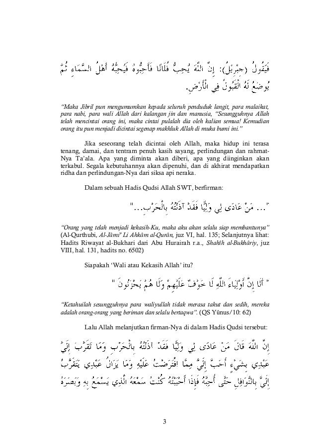 Kumpulan Hadits Qudsi Islam Meteran j