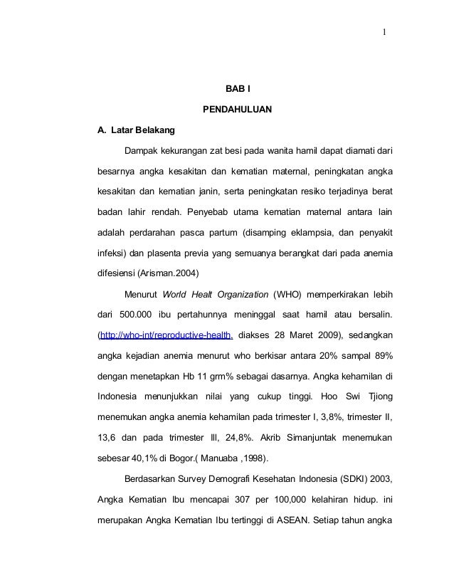 Bagaimana Gambaran Anemia Pada Ibu Hamil Menurut Ibu
