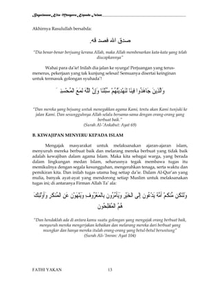 Bagaimana kita menyeru kepada islam fathi yakan | PDF