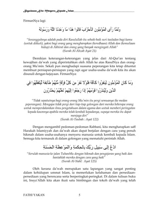 Bagaimana kita menyeru kepada islam fathi yakan | PDF