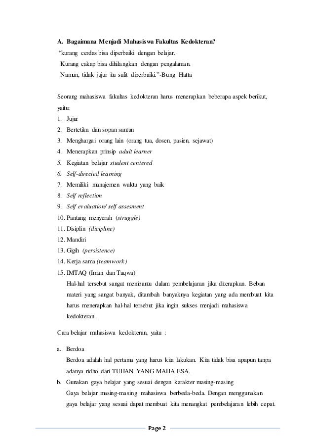 Kumpulan Contoh Soal Ujian Blok Kedokteran Jawaban Dikdasmen