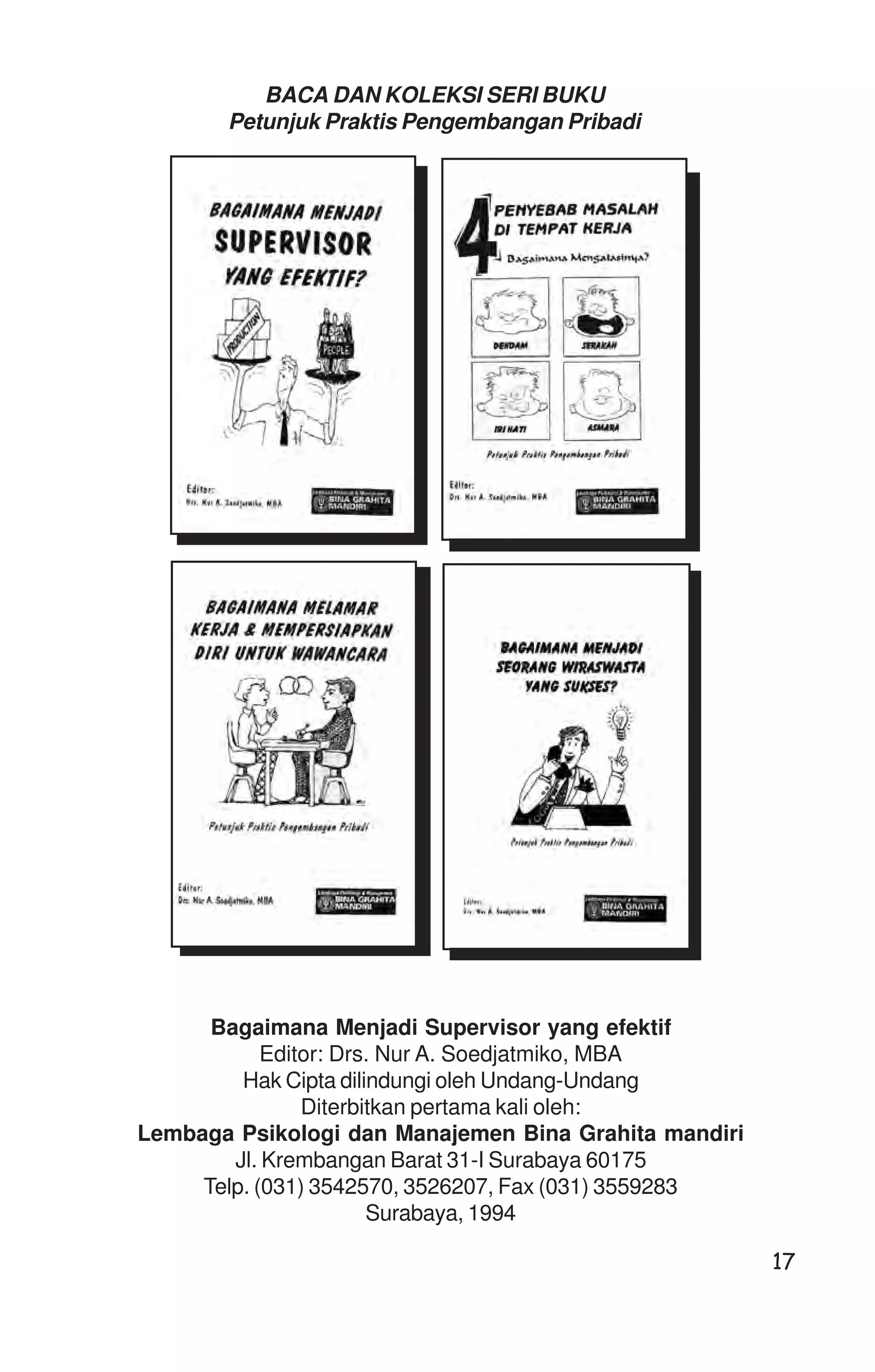 Bagaimana Menjadi Supervisor Yang Efektif Pdf