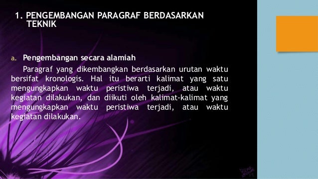 Bagaimana Pengembangan Paragraf
