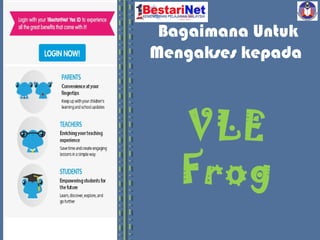 Bagaimana Untuk
Mengakses kepada
VLE
Frog
 