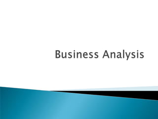 Business Analyst Training - Gain America