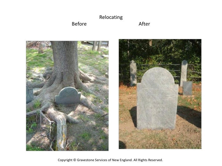 Before and After Gravestone Restoration and Repair