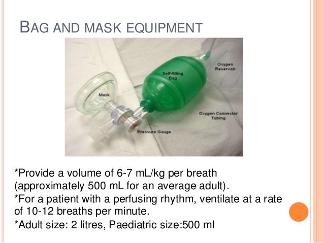 bag and mask ventilation