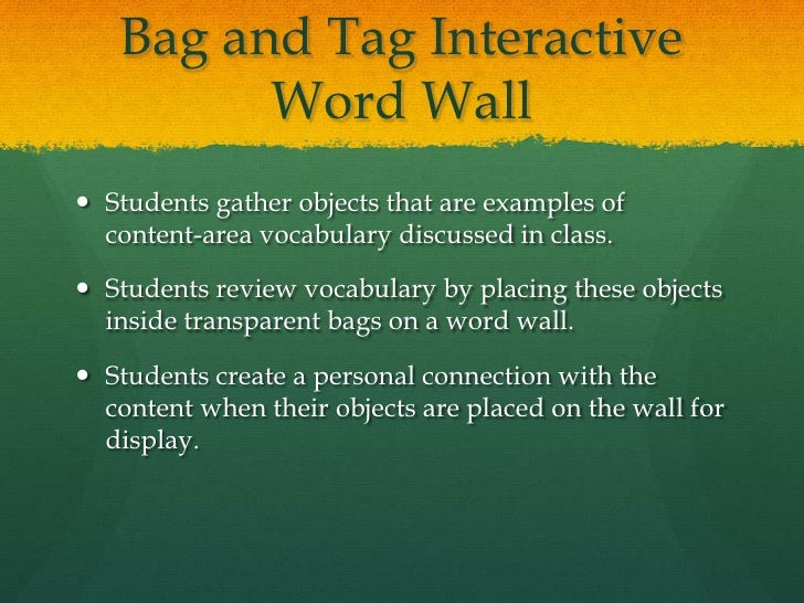 bag and tag interactive