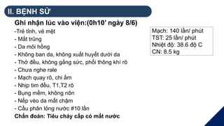 Bệnh án giao ban khoa nhi Tiêu hoá, tiêu chảy | PDF