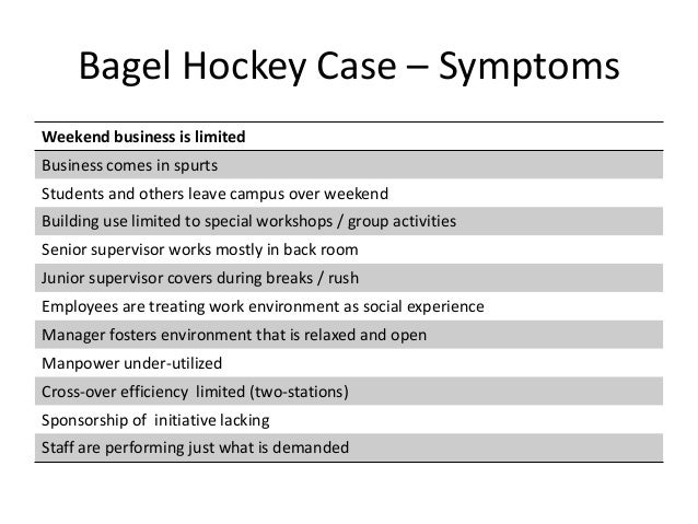 Bagel hockey case essay 04 image