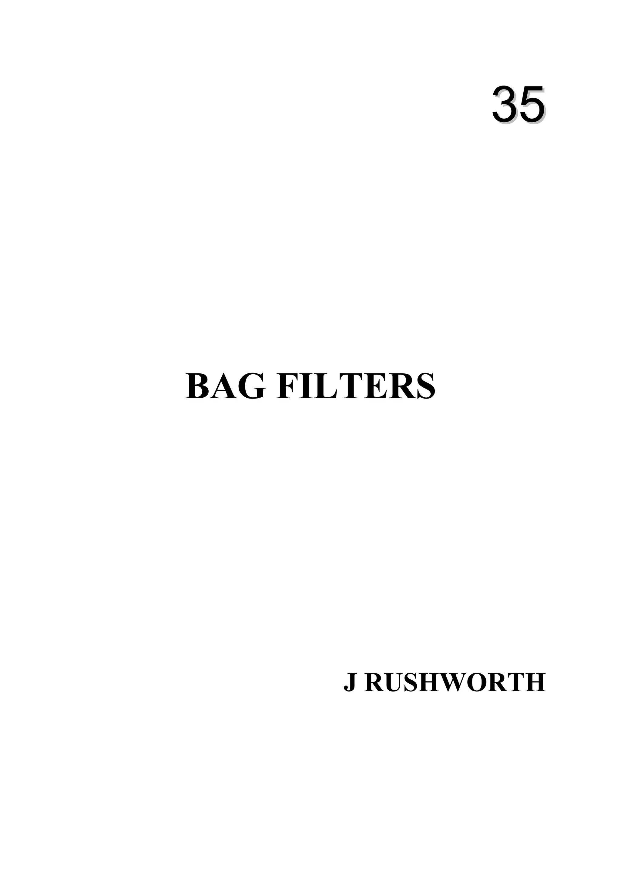 Bag filters PDF