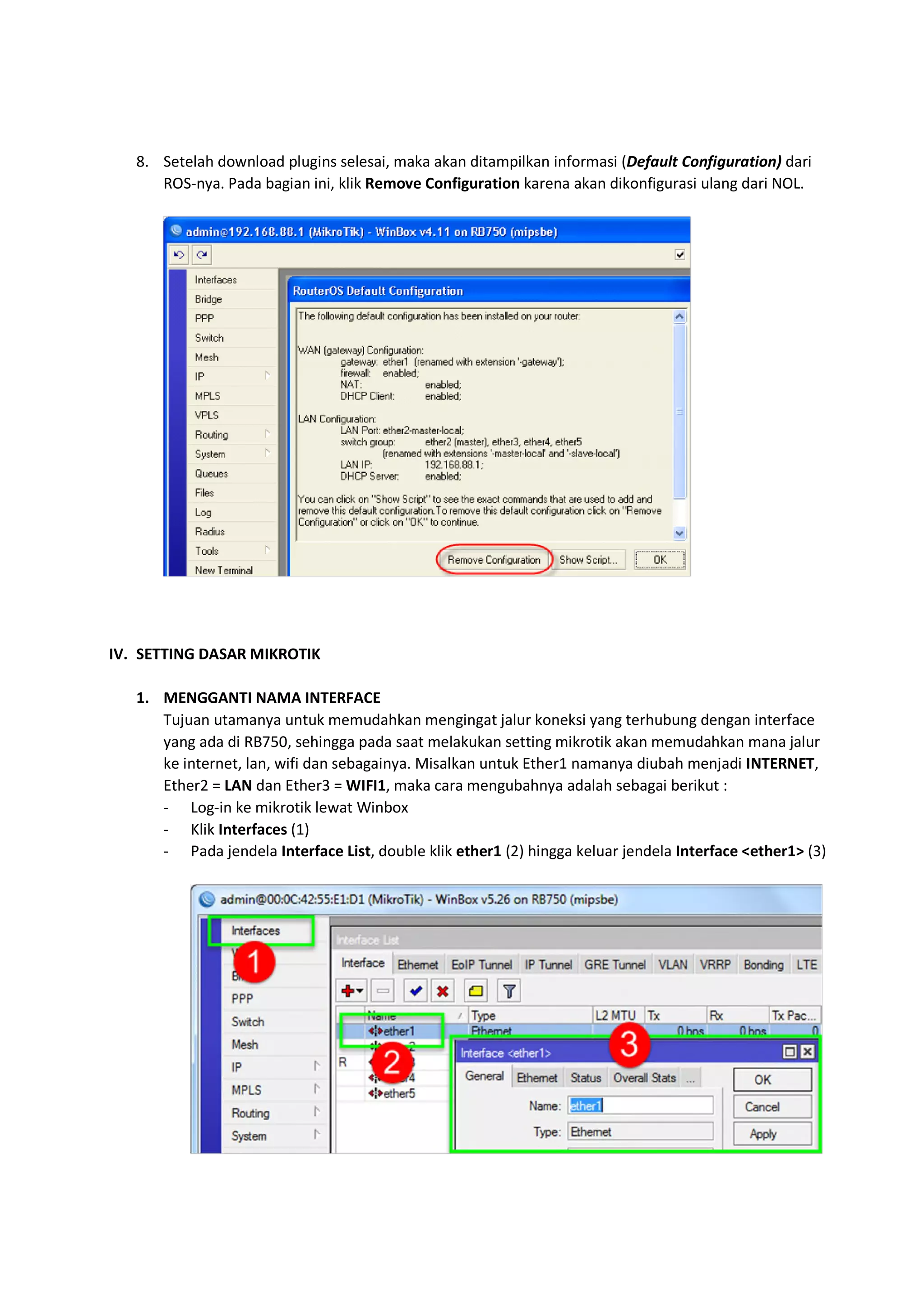 Bagian 1 setting dasar rb750 untuk lan & hotspot | PDF