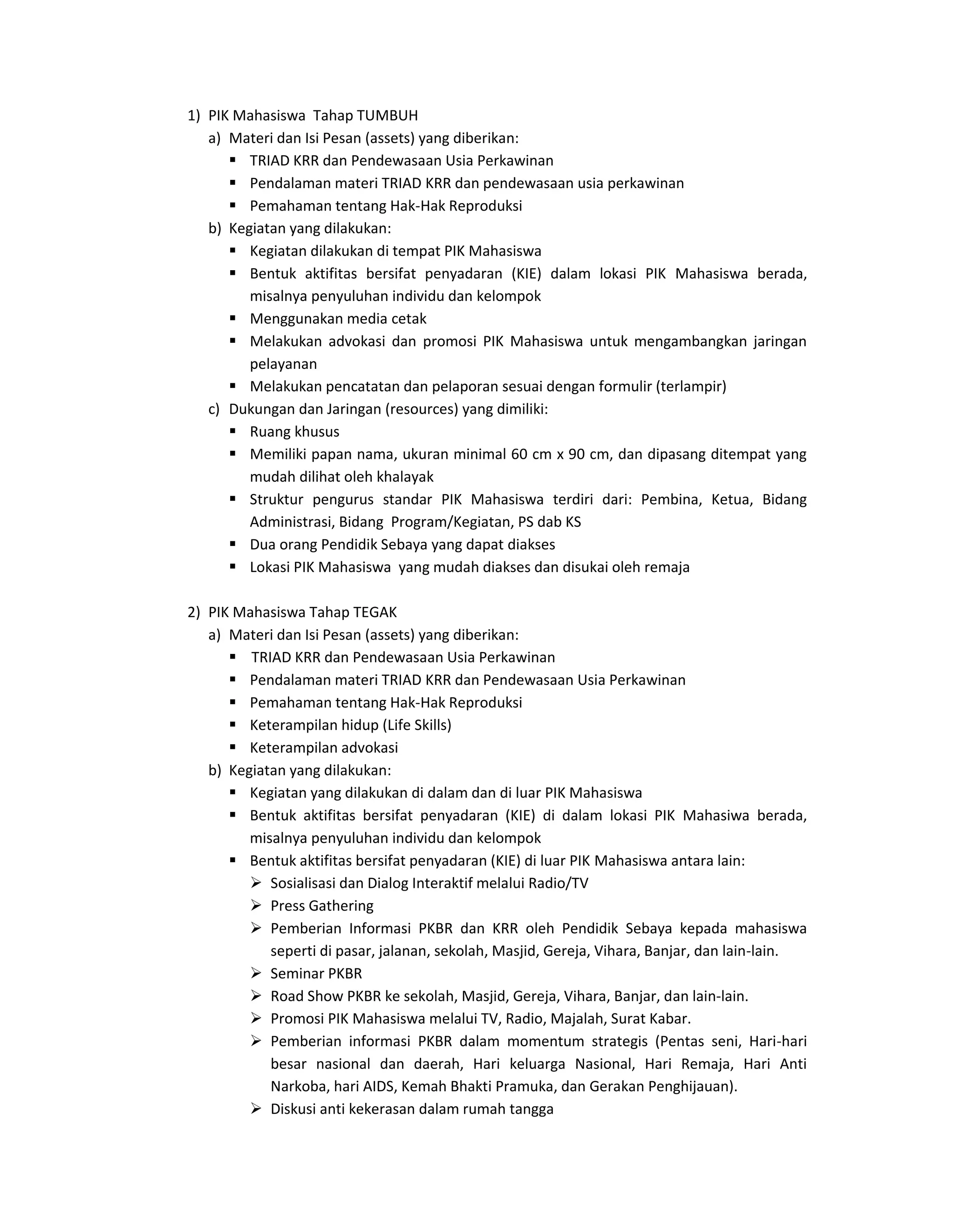 Bagian II Program Pemerintah PIK-Remaja