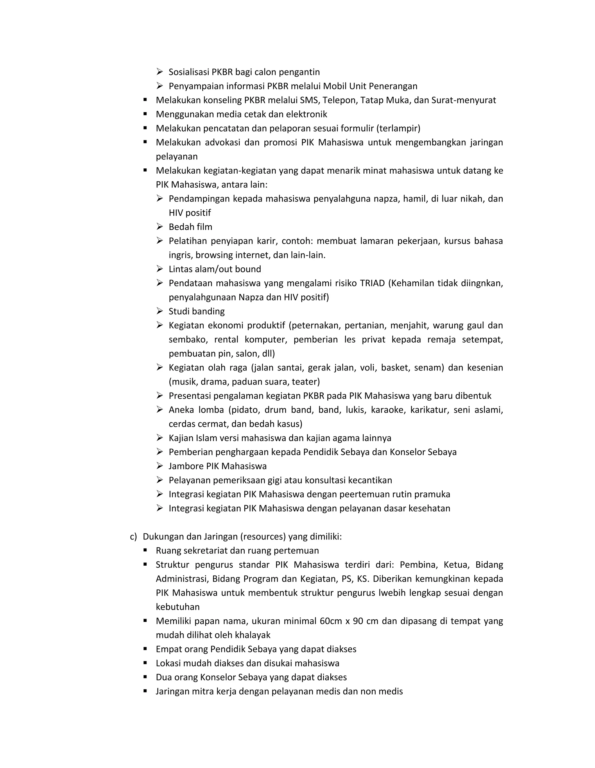 Bagian II Program Pemerintah PIK-Remaja