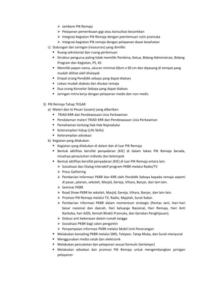 Bagian II Program Pemerintah PIK-Remaja