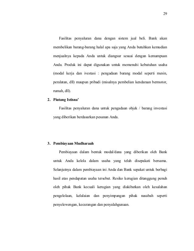 Bagi hasil bank syariah
