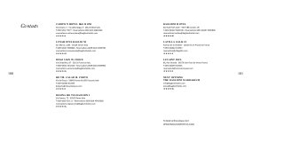 100 
CARLTON HOTEL BAGLIONI 
LUNA HOTEL BAGLIONI 
L 
RELAIS SANTA CROCE 
L 
HOTEL CALA DEL PORTO 
REGINA HOTEL BAGLIONI 
L 
Contacts 
101 
BAGLIONI HOTEL 
L 
LA VILLA GALLICI 
LE SAINT PAUL 
NEXT OPENING 
THE BAGLIONI MARRAKECH 
L 
 