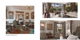 16 
The Presidential Suite stylish atmosphere. 
Piccoli grandi lussi nella Suite Presidenziale. 
 