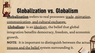 Comprehensive Exploration of Globalization: Processes, Dimensions, and ...