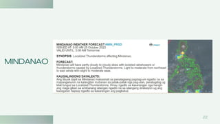 MINDANAO
22
 